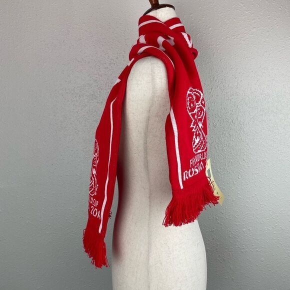 NWT Denmark FIFA 2018 World Cup Scarf - Picture 4 of 6